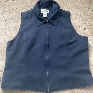 Vintage Zip-Up Vest